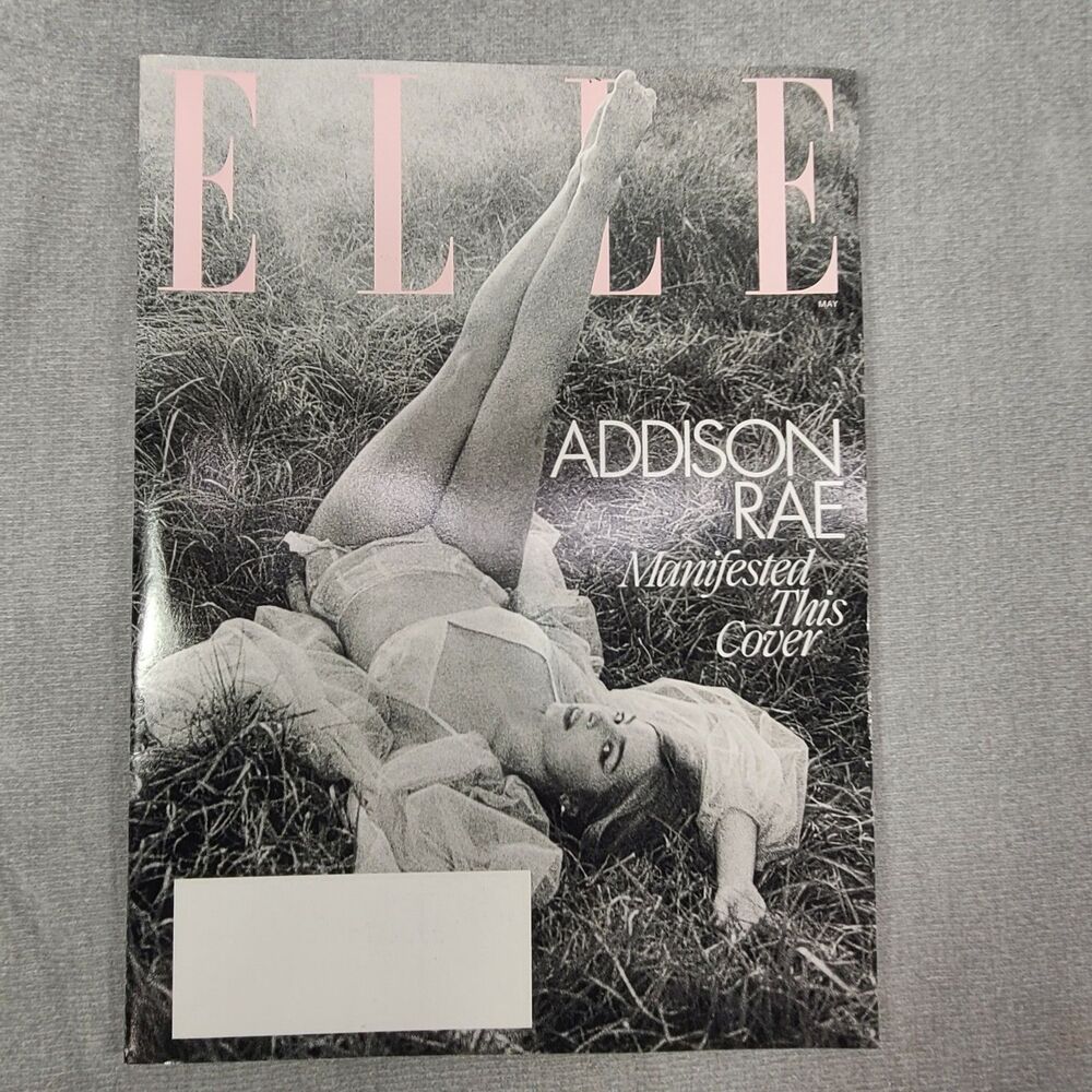 Elle Magazine May 2025 ADDISON RAE Newsstand Copy